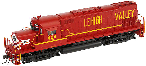 Alco C420 Phase I w/Sound & DCC - Master(R) Gold -- Lehigh Valley #404, Without Nose Light