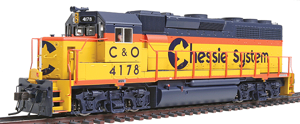 EMD GP40-2 Phase I - Standard DC - Master(R) Silver -- Chessie System (C&O) #4178