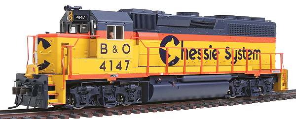 EMD GP40-2 Phase I w/Sound & DCC - Master(R) Gold -- Chessie System (B&O) #4147