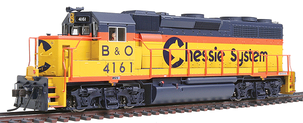 EMD GP40-2 Phase I w/Sound & DCC - Master(R) Gold -- Chessie System (B&O) #4161