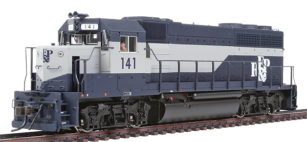 EMD GP40-2 Phase I - Standard DC - Master(R) Silver -- Richmond, Fredericksburg, & Potomac #141, Without Dynamic Brakes