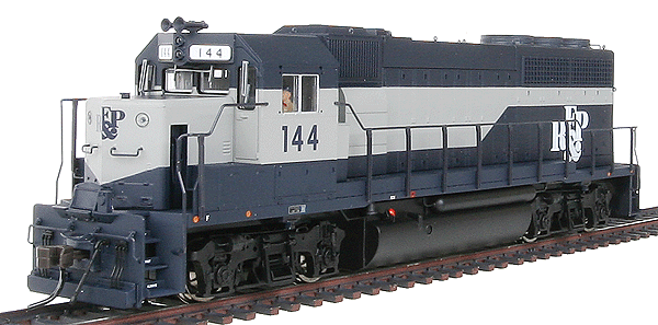 EMD GP40-2 Phase I - Standard DC - Master(R) Silver -- Richmond, Fredericksburg, & Potomac #144, Without Dynamic Brakes