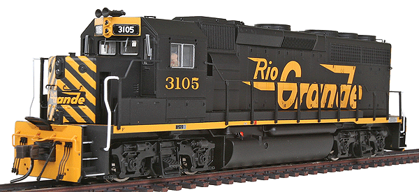 EMD GP40-2 Phase I w/Sound & DCC - Master(R) Gold -- Denver & Rio Grande Western #3105