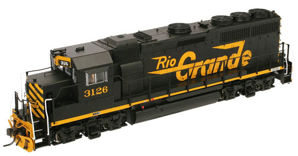 EMD GP40-2 Phase I w/Sound & DCC - Master(R) Gold -- Denver & Rio Grande Western #3126