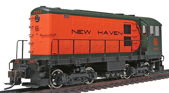 Alco HH660 - Standard DC - Master(R) Silver -- New Haven #0923 (green, orange Full Balloon)