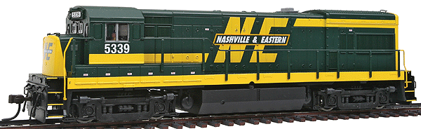 GE U30B Phase II - Standard DC - Master(R) Silver -- Nashville & Eastern #5339