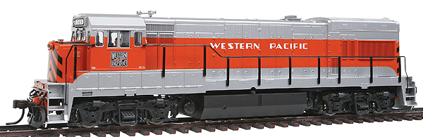 GE U30B Phase II - Standard DC - Master(R) Silver -- Western Pacific #769