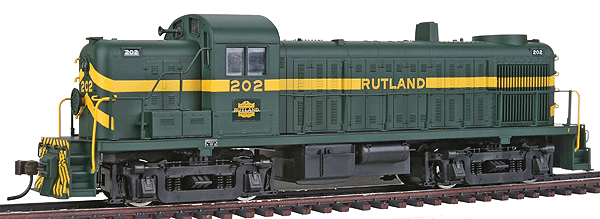 Alco RS3 - Standard DC - Master(R) Silver -- Rutland #202 (green, yellow)