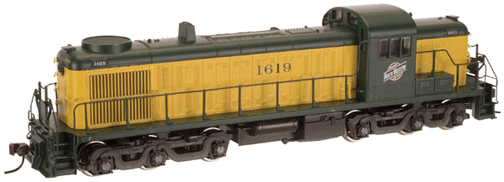 Alco RSD4/5 - Standard DC - Master(R) Silver -- Chicago & North Western #1619