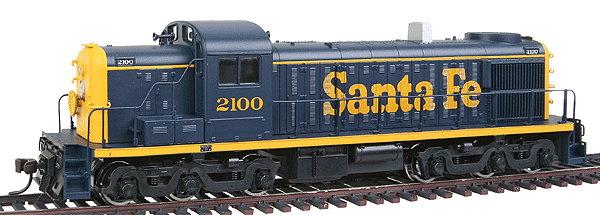 Alco RSD4/5 - Standard DC - Master(R) Silver -- Santa Fe #2100