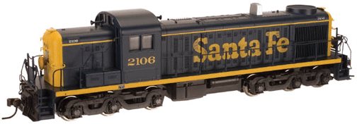 Alco RSD4/5 - Standard DC - Master(R) Silver -- Santa Fe #2106