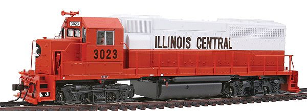 EMD GP40 - Standard DC - Master(R) Silver -- Illinois Central #3023