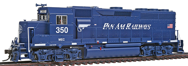 EMD GP40 - Standard DC - Master(R) Silver -- Pan Am Railways (MEC) #350
