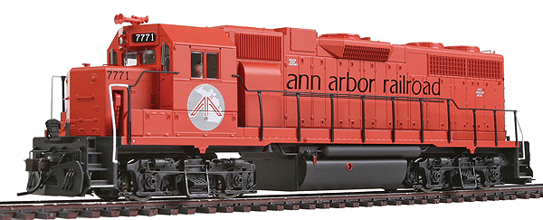 EMD GP38 Low Nose - Standard DC - Master(R) Silver -- Ann Arbor #7771