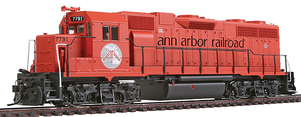 EMD GP38 Low Nose - Standard DC - Master(R) Silver -- Ann Arbor #7791