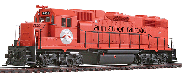 EMD GP38 Low Nose - Standard DC - Master(R) Silver -- Ann Arbor #7802