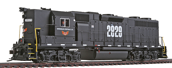 EMD GP38 High Nose - Standard DC - Master(R) Silver -- Wiregrass Central #2829