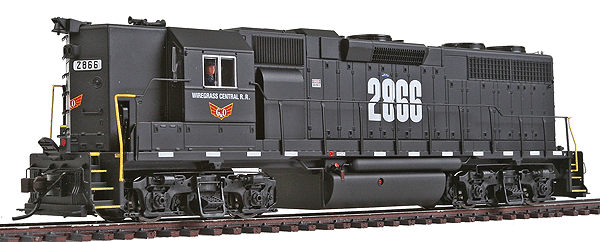 EMD GP38 High Nose - Standard DC - Master(R) Silver -- Wiregrass Central #2866
