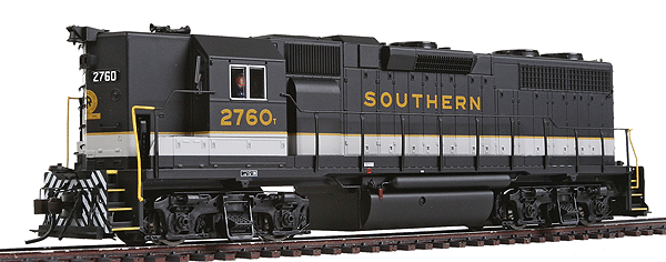 EMD GP38 High Nose - Standard DC - Master(R) Silver -- Southern #2760