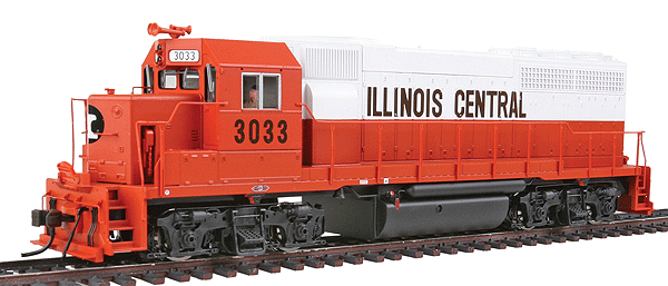 EMD GP40 w/Sound & DCC - Master(R) Gold -- Illinois Central #3033