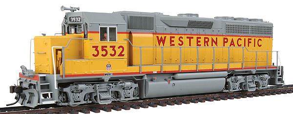 EMD GP40 w/Sound & DCC - Master(R) Gold -- Western Pacific #3532