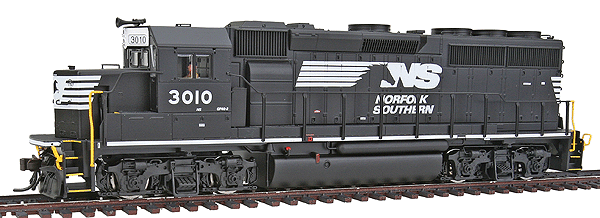 EMD GP40-2 Phase II - Standard DC - Master(R) Silver -- Norfolk Southern #3010