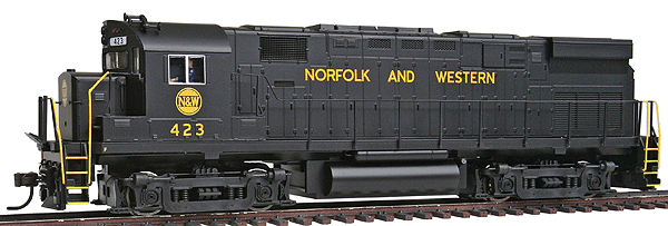 Alco C424 Phase II - Standard DC - Master(R) Silver -- Norfolk & Western #423