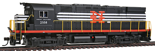 Alco C425 Phase II - Standard DC - Master(R) Silver -- New Haven #2558