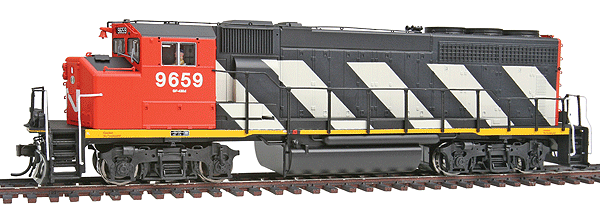 GMD GP40-2W CN Version w/Sound & DCC - Master(R) Gold -- Canadian National #9659