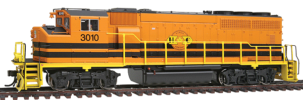 GMD GP40-2W CN Version w/Sound & DCC - Master(R) Gold -- Huron Central #3010