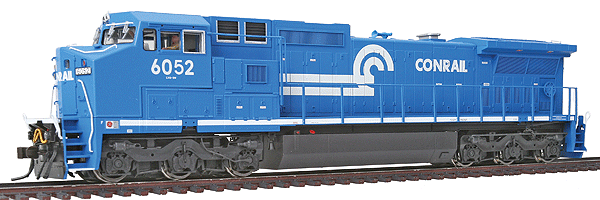 Master(TM) Series Silver Diesel GE Dash 8-40CW - Standard DC -- Conrail #6052 (blue)
