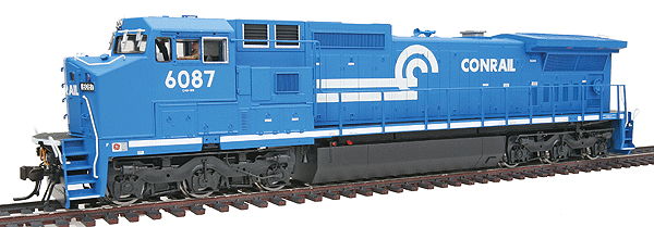 Master(TM) Series Silver Diesel GE Dash 8-40CW - Standard DC -- Conrail #6087 (blue)