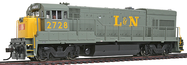 GE U23B w/Low Nose w/Sound & DCC - Master(R) Gold -- Louisville & Nashville #2728 w/Nose Light