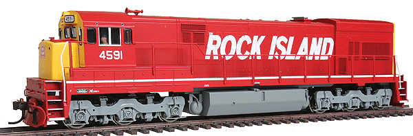 GE U30C Low Nose w/Sound & DCC - Master(R) Gold -- Rock Island #4591