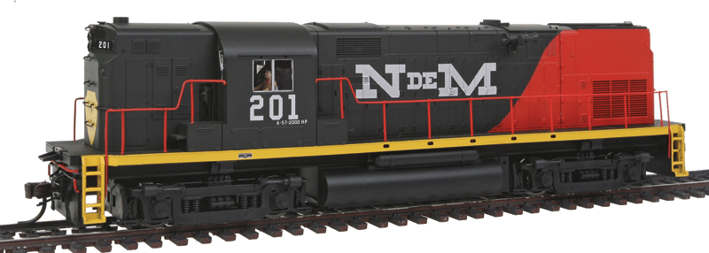 Alco C420 Phase I High Nose No Dynamics -Standard DC - Master(R) Silver -- National Railways of Mexico #201 (Dark Green, orange)