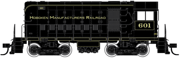Alco HH660 w/QSI Titan Sound & DCC - Master Gold -- Hoboken Manufacturers #601 (black)