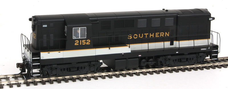 FM H16-44 Early Body/Cab w/Sill Handrails - Standard DC - Master(R) Silver -- Southern Railway #2152 (black, white, gold)