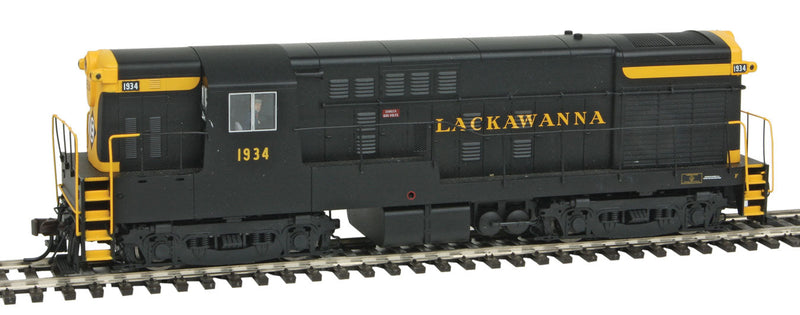 FM H16-44 Late Body - Standard DC - Master(R) Silver -- Erie Lackawanna #1934 (DLW Transition Scheme, black, yellow)