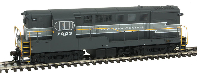 FM H16-44 Early Body/Cab, Sill Handrails w/Sound & DCC - Master(R) Gold -- New York Central #7003 (Lightning Stripe, 2-Tone Gray)