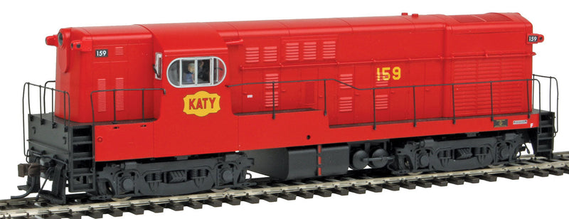 FM H16-44 Late Body w/Sound & DCC - Master(R) Gold -- Missouri-Kansas-Texas #159 (Late Repaint, red, yellow Katy Logo)