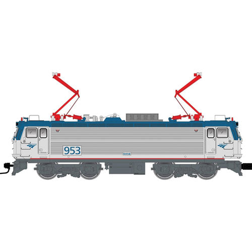 AEM-7/ALP-44 Electric w/Sound & DCC - Master(R) Gold -- Amtrak #953 (Acela Phase V; silver, blue, red)
