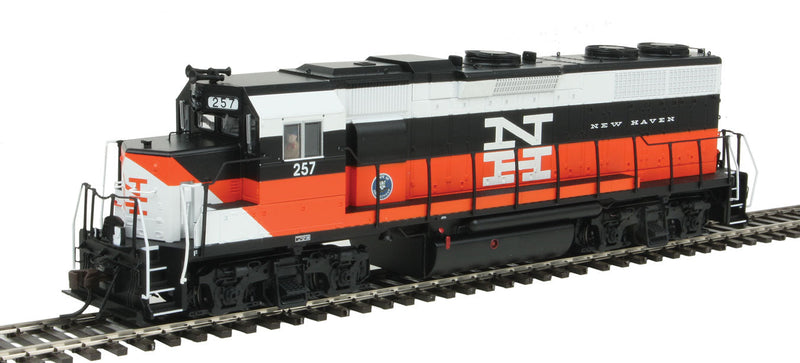 EMD GP38 Low Nose Early Version - Standard DC - Master(R) Silver -- Connecticut Dept. of Transportation #257 (black, red, white, Large NH)