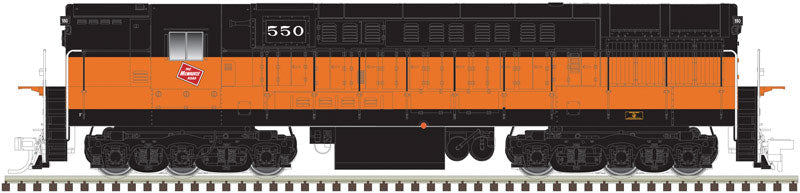 FM H24-66 Trainmaster w/LokSound & DCC - Master(R) Gold -- Milwaukee Road #550 (orange, black, TMR Logo on Cab)