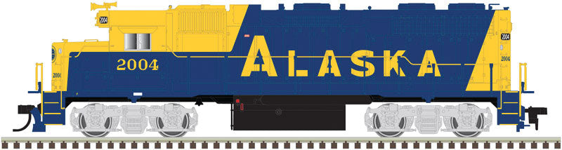 EMD GP38 Low Nose w/Sound & DCC - Master(R) Gold -- Alaska Railroad #2004
