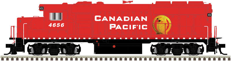 EMD GP40-2 - Standard DC - Master(R) Silver -- Canadian Pacific #4656 (red, white; Golden Beaver Logo)