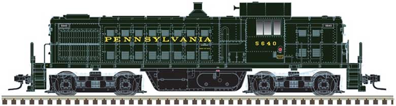 Alco RS1 - LokSound and DCC - Classic Gold -- Pennsylvania Railroad 5640 (Brunswick Green)