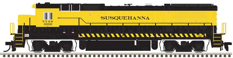 GE Dash 8-40B - LokSound and DCC - Master(R) Gold -- New York, Susquehanna & Western 4024 (yellow, black)