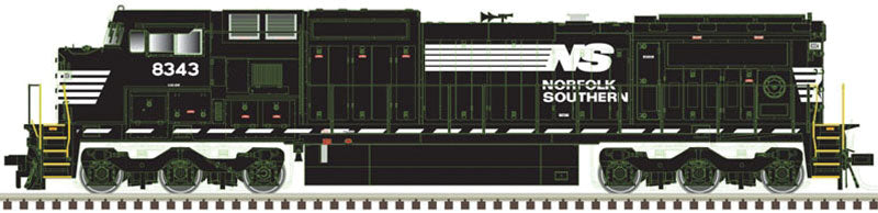 GE Dash 8-40CW - LokSound and DCC - Master(R) Gold -- Norfolk Southern 8345 (black, white)