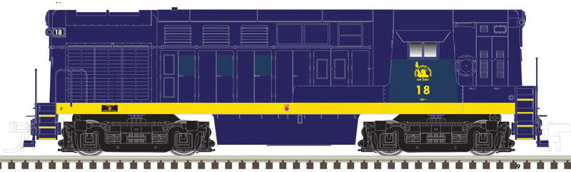 FM H16-44 - LokSound and DCC - Master Gold(R) -- Central Railroad of New Jersey 19 (blue, yellow)