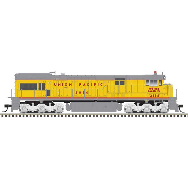 GE U30C Low Nose - LokSound and DCC - Master(R) Gold -- Union Pacific #2881 (As-Delivered; yellow, gray, red)